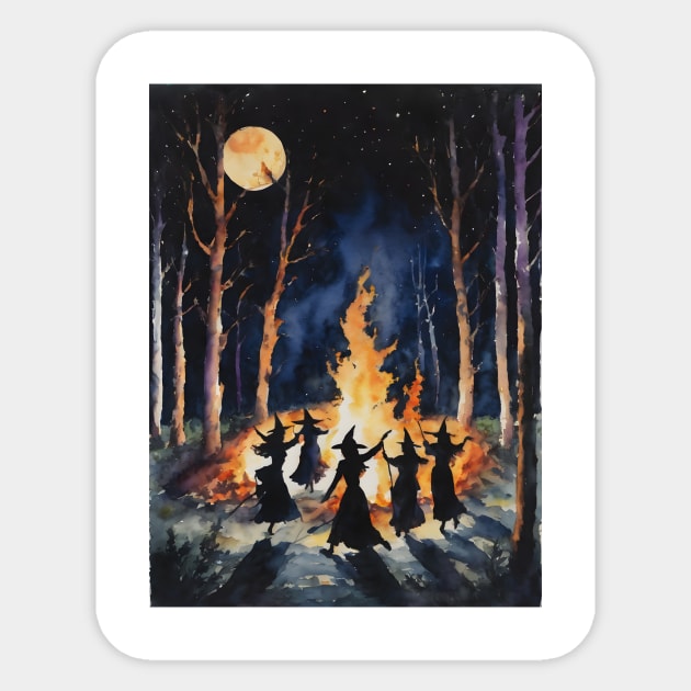 Fire Dance Sticker by Lyra-Witch